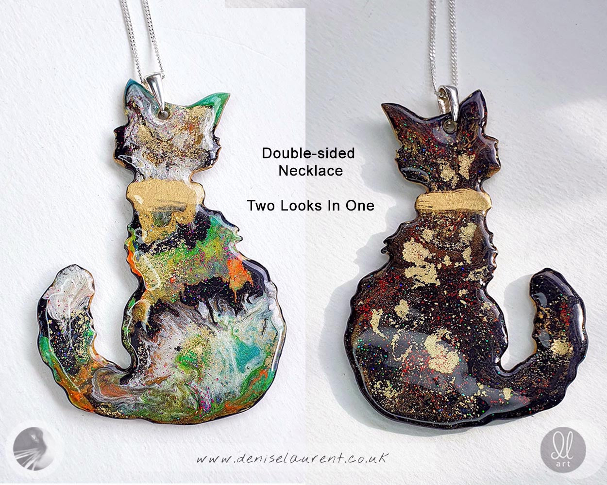 Two In One Reversible Cat Necklace