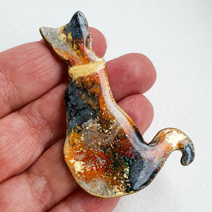 Collar Cat Brooch - No 16