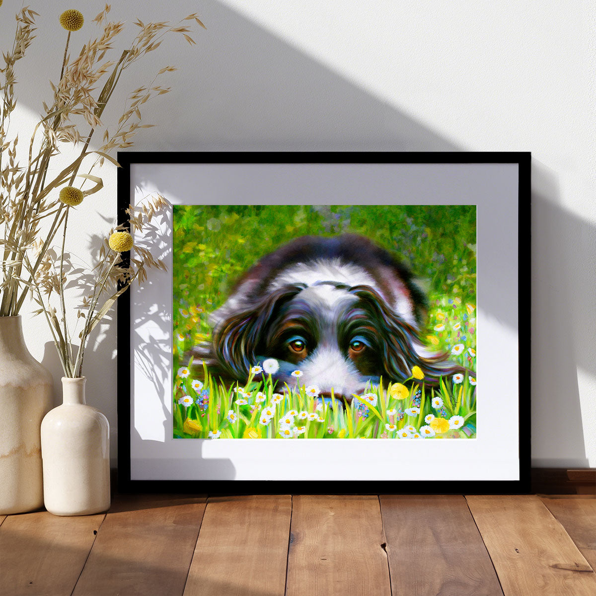 Daisy Daisy - Cocker Spaniel Dog Art Print