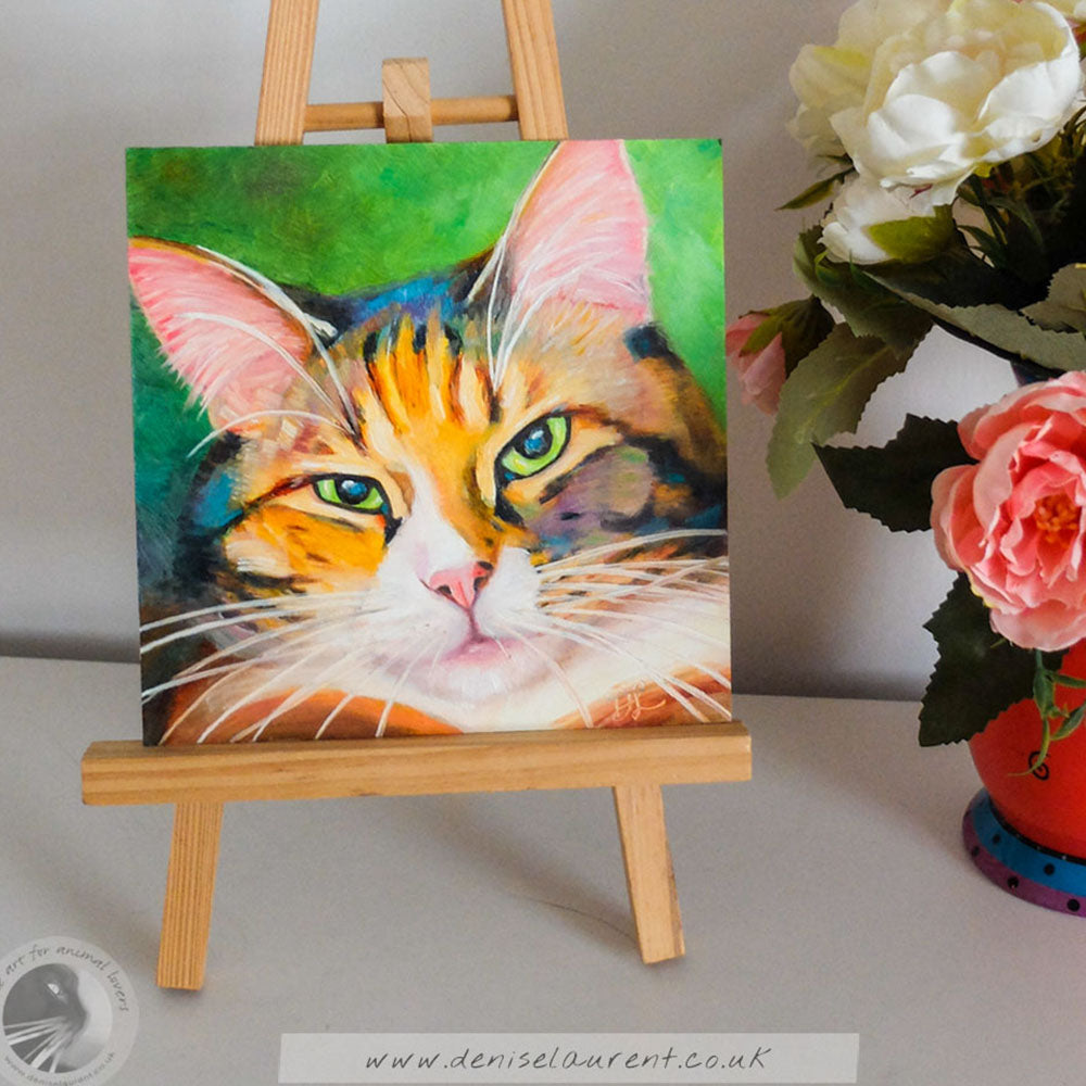 Essie 6x6 Oil Painting