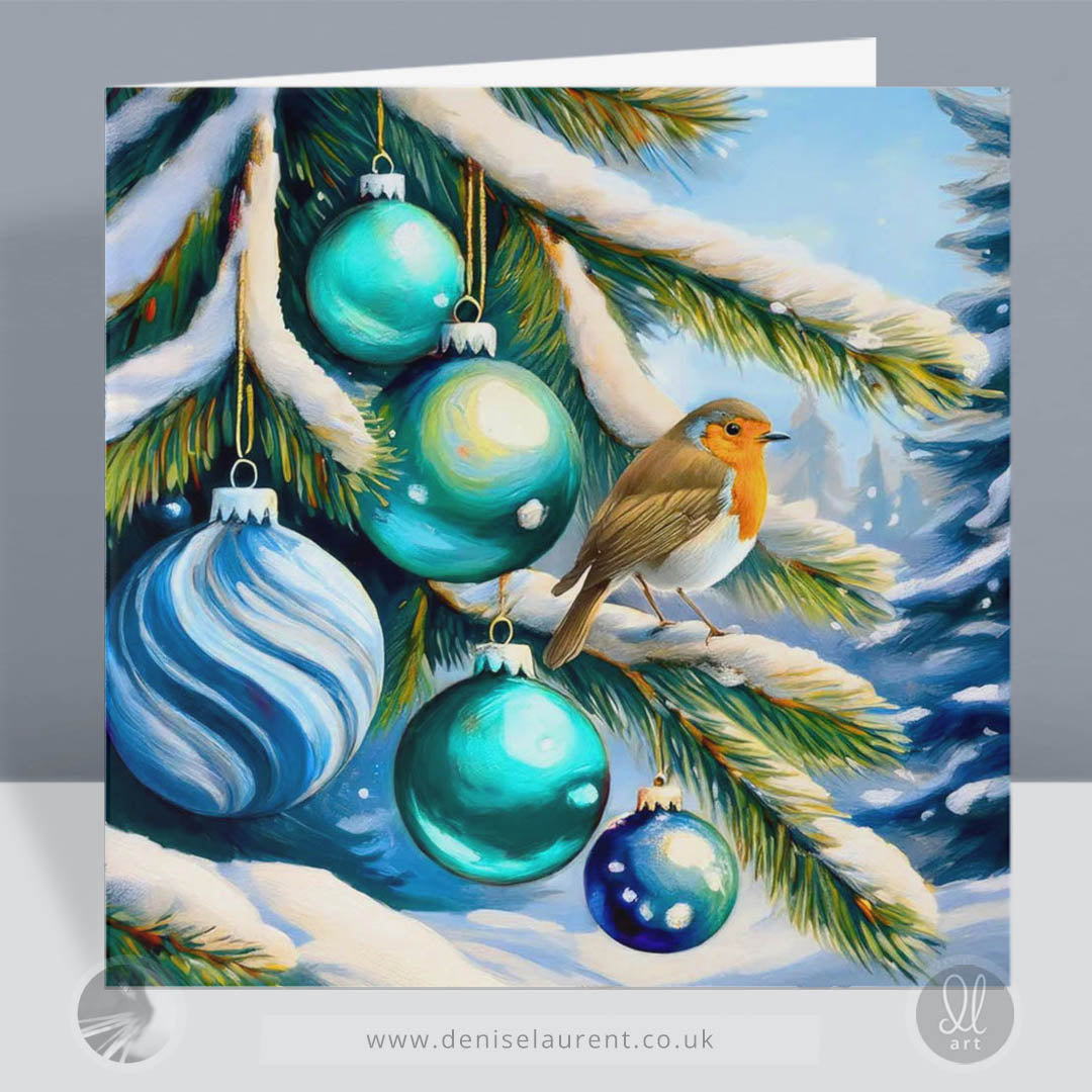 Robin Christmas Card