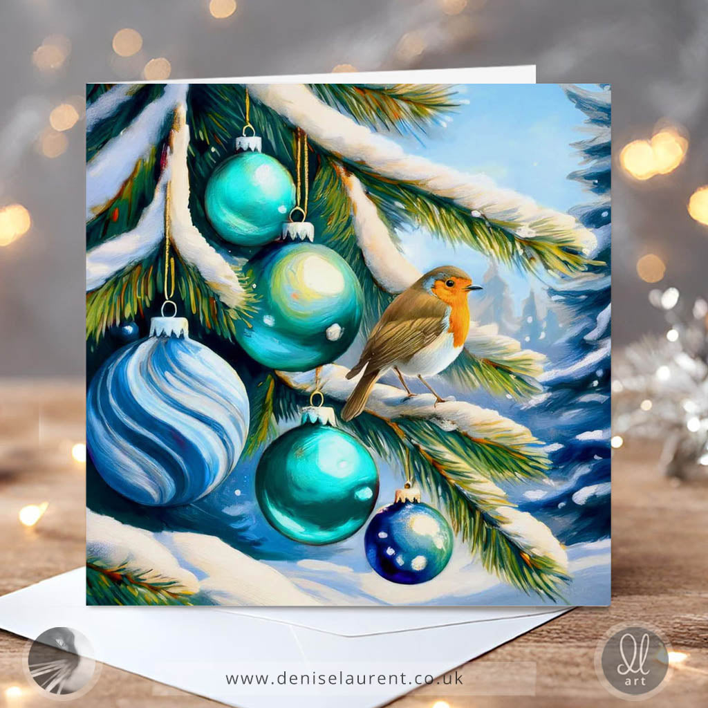 Robin Christmas Card