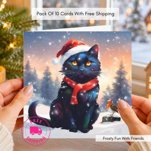 Pack Of 10 Christmas Cards
