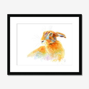 Golden Hare - Hare Print