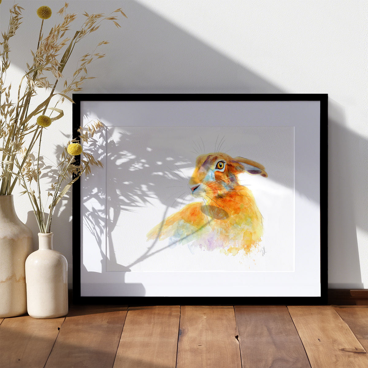Golden Hare - Hare Art Print