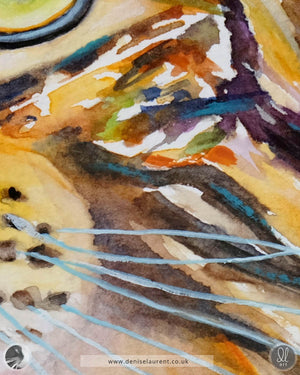 Golden tabby - Tabby Cat Watercolour
