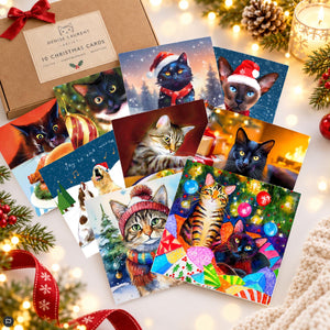 Mixed Pack Of 10 Christmas Cards
