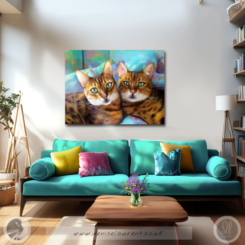 Horace And Pip - 50x40 Inch Acrylic Glass Artwork