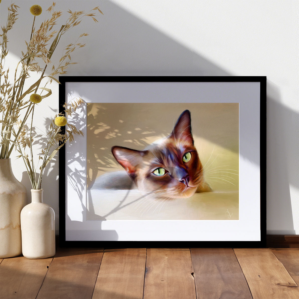 Java - Cat Fine Art Print
