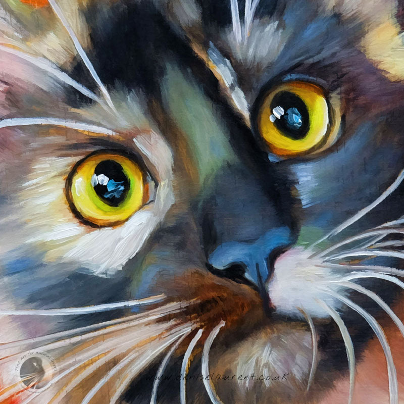 Jemima - Maine Coon Cat Print