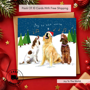 Pack Of 10 Christmas Cards