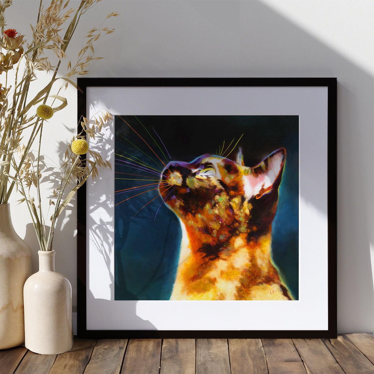 Mesi - Tortie Cat Art Print