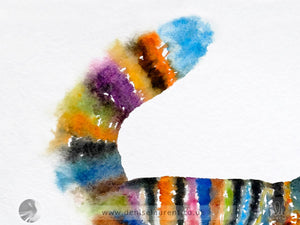 Miss Stripes - Tabby Cat Print