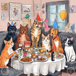 Party Animals - Art Print