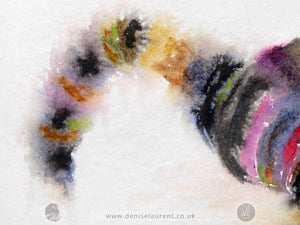 Racing Tabby - Tabby Cat Art Print