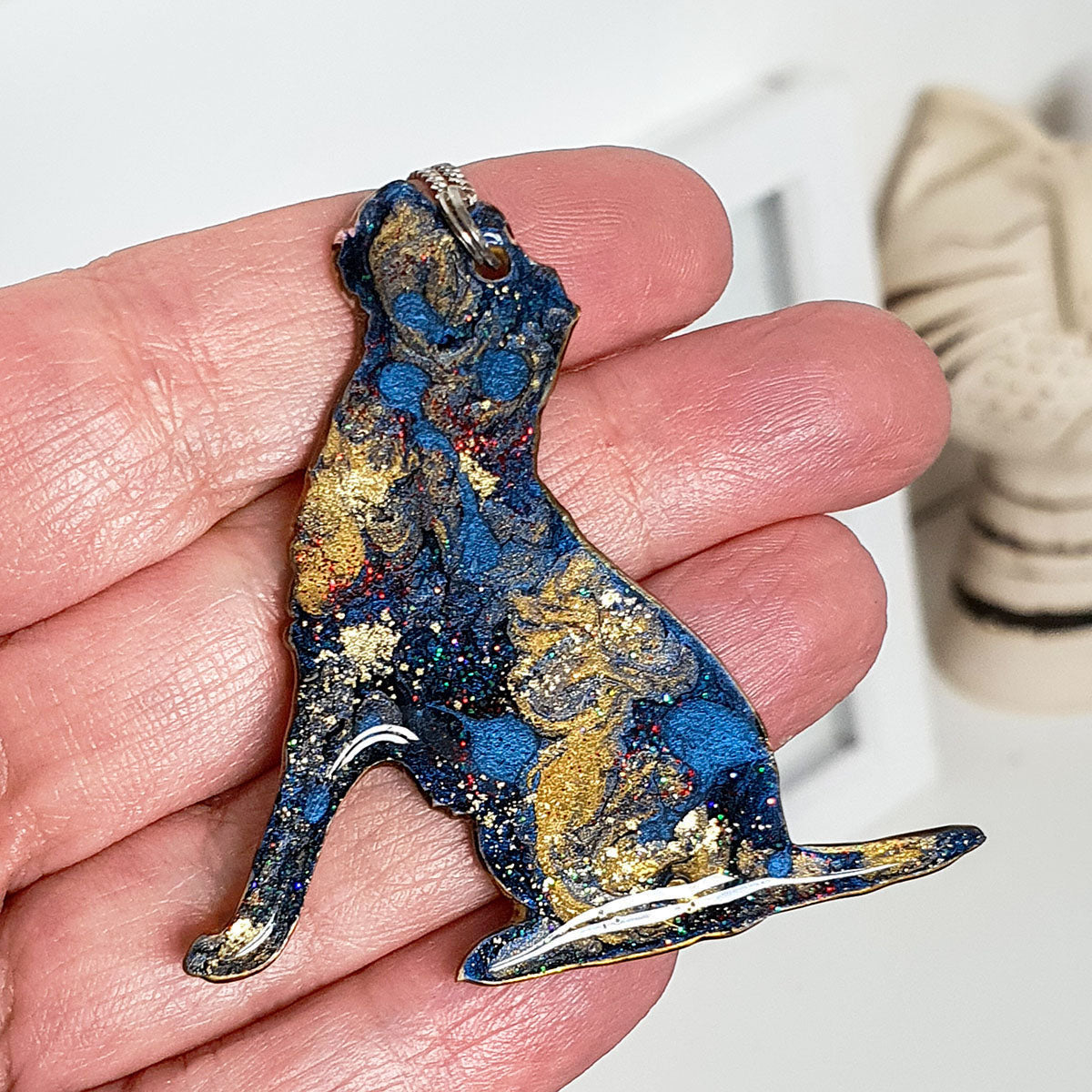 Border Terrier Dog Reversible Necklace