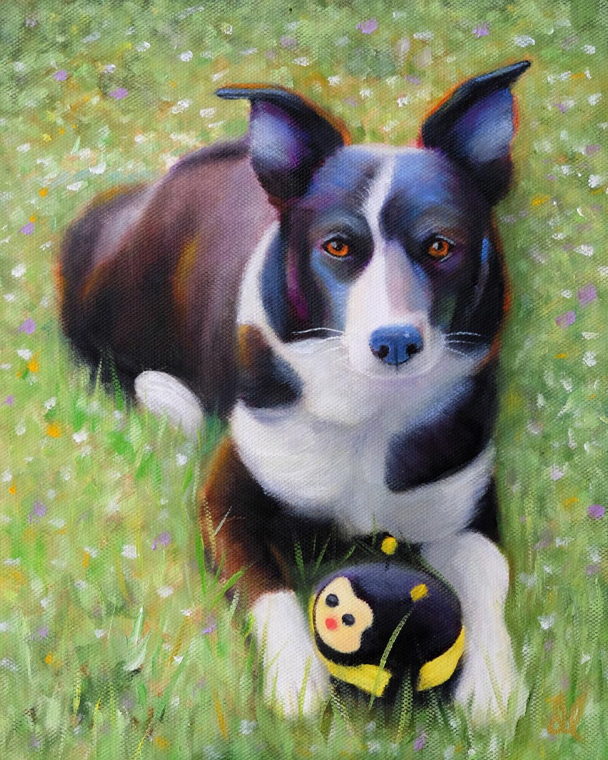 Portrait Of Sparky - Commission