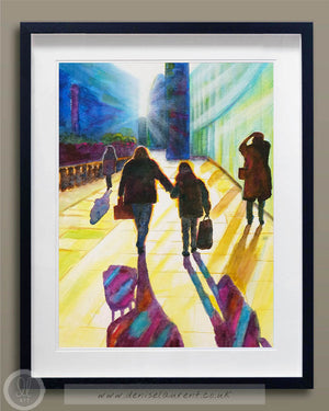 Spitalfields Sunshine 16x12" Cityscape Painting