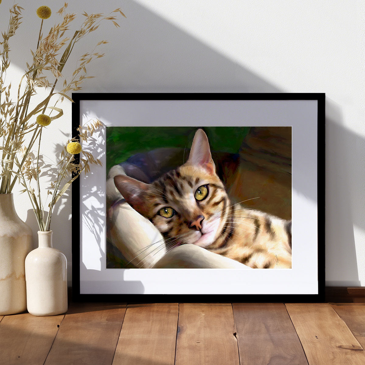 Starry Eyed - Bengal Cat Print