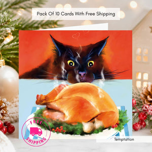 Pack Of 10 Christmas Cards