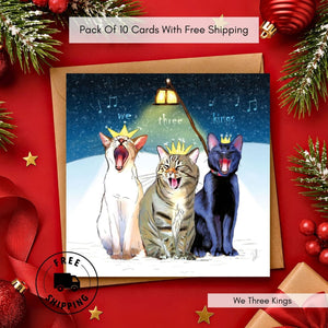 Pack Of 10 Christmas Cards