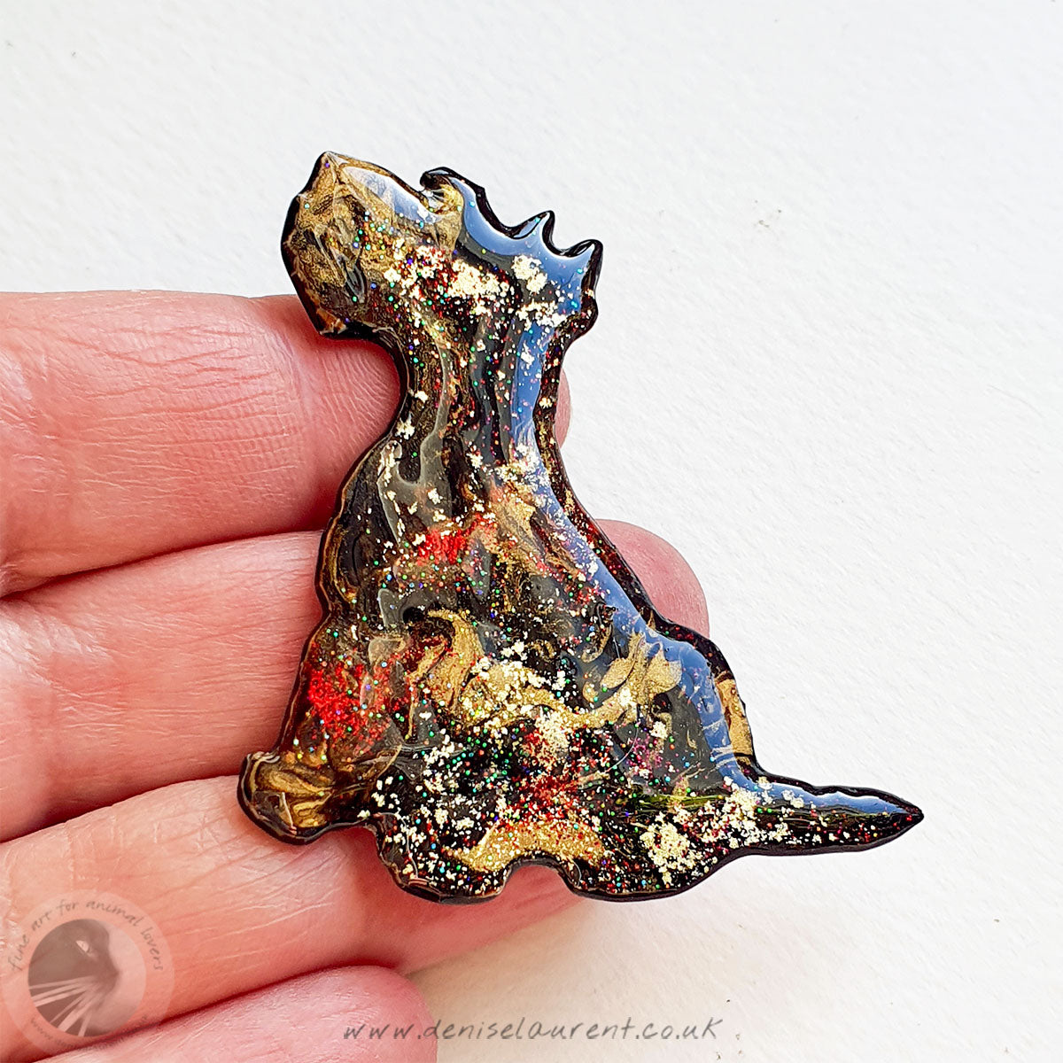 Whisky - Scottie Dog Brooch No 7