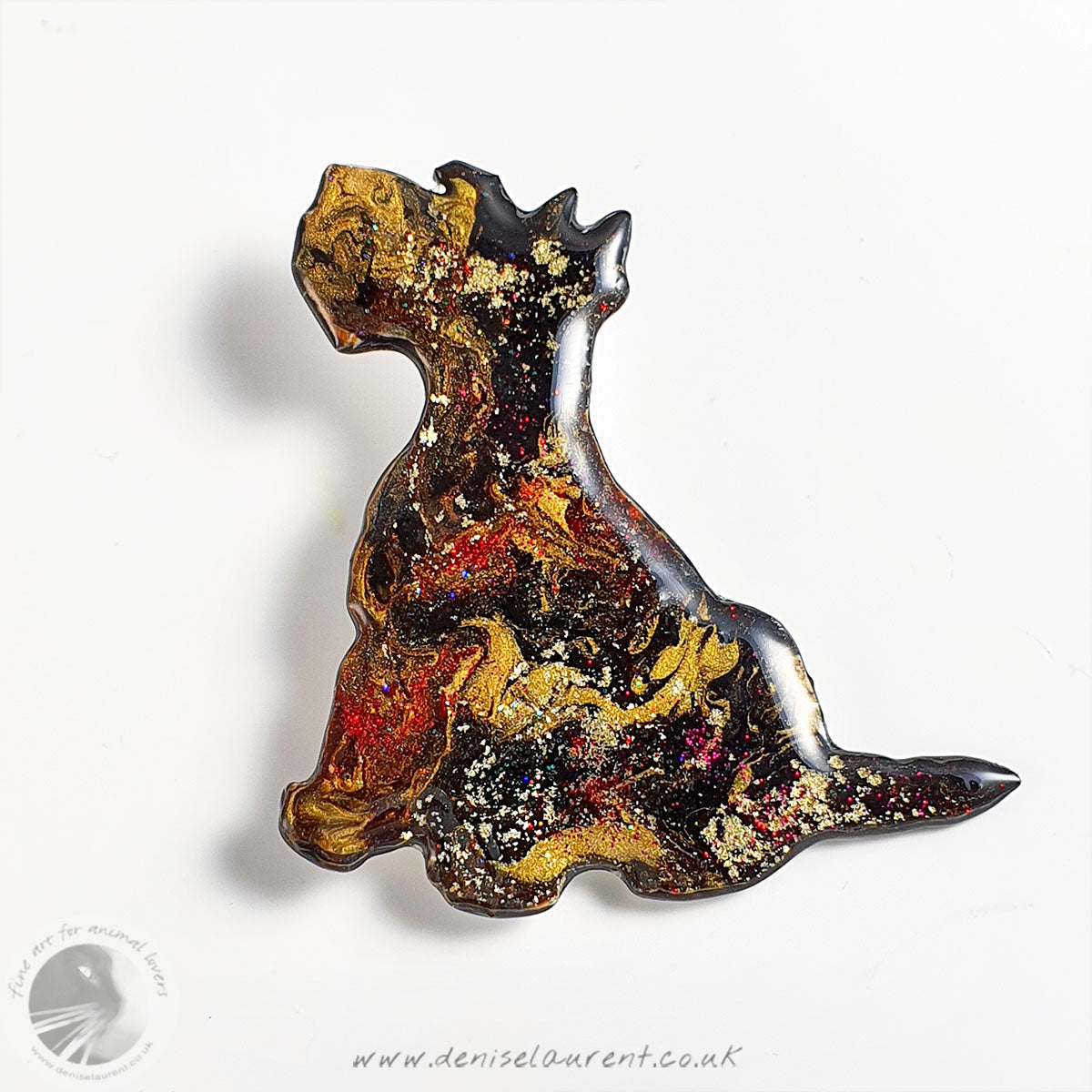 Whisky - Scottie Dog Brooch No 7