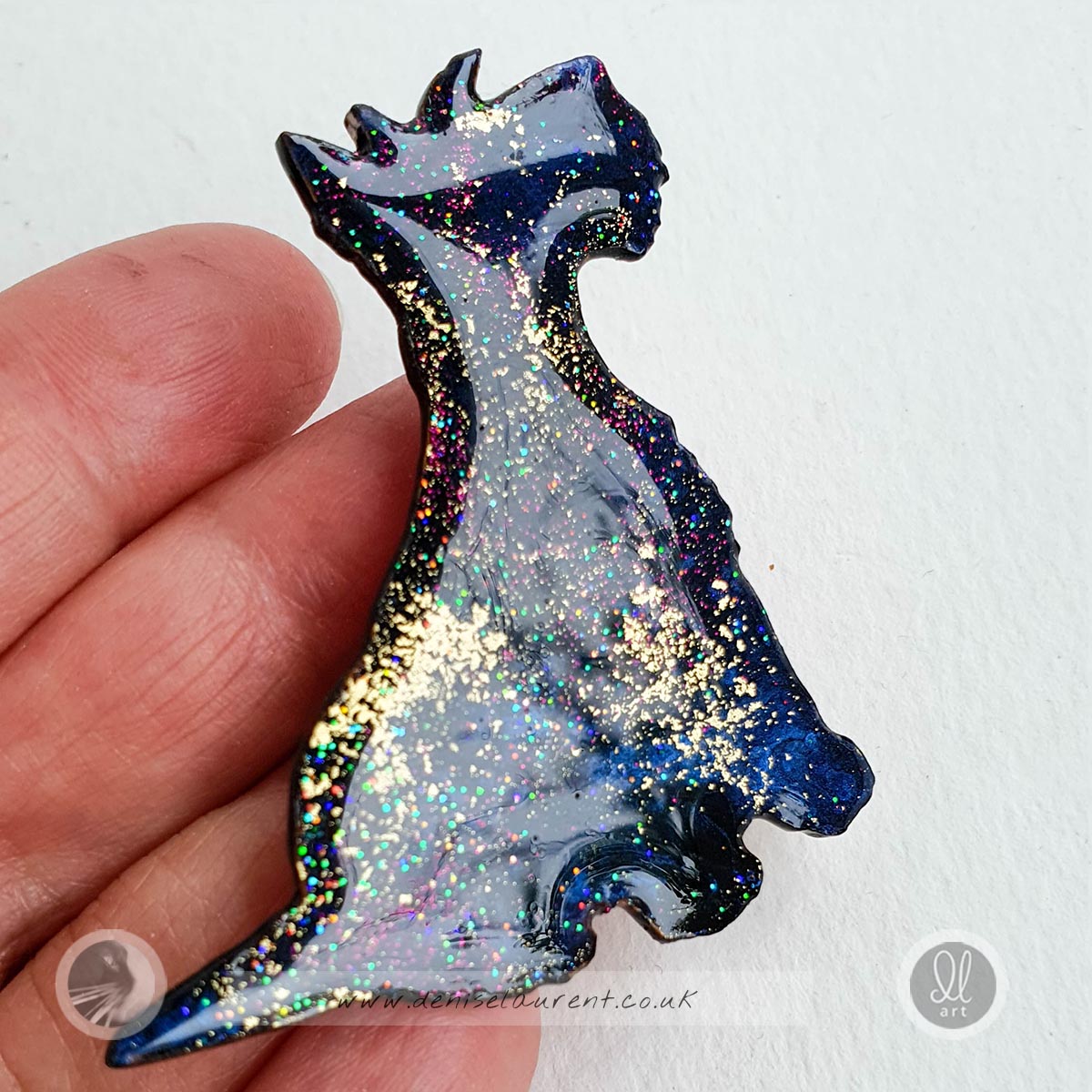 Whisky - Scottie Dog Brooch No 8