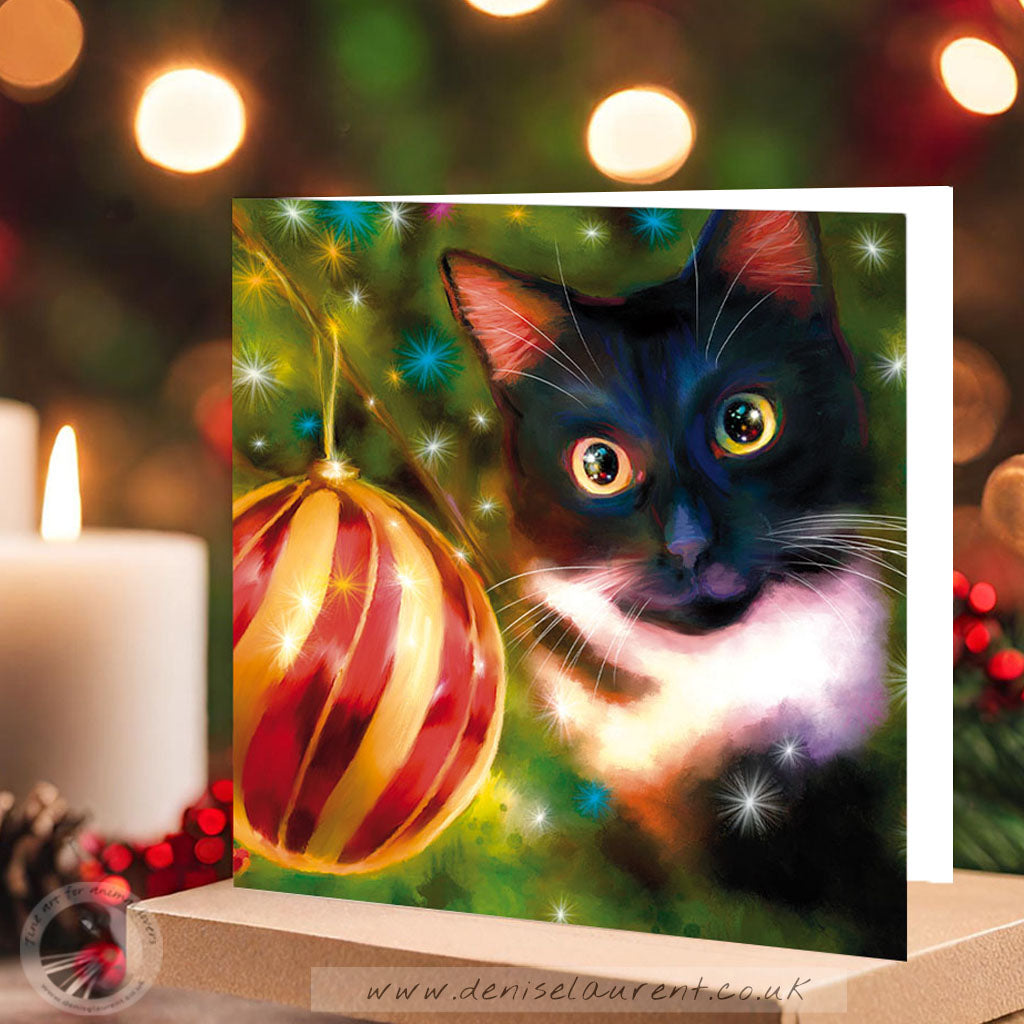 Oh Christmas Tree - Cat Christmas Card