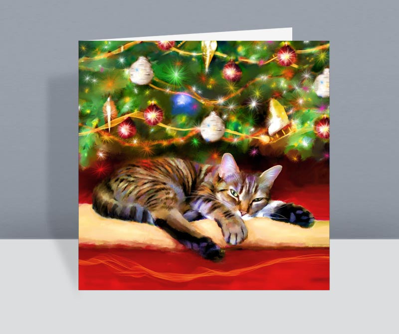 Have A Tabby Christmas - Cat Christmas Card