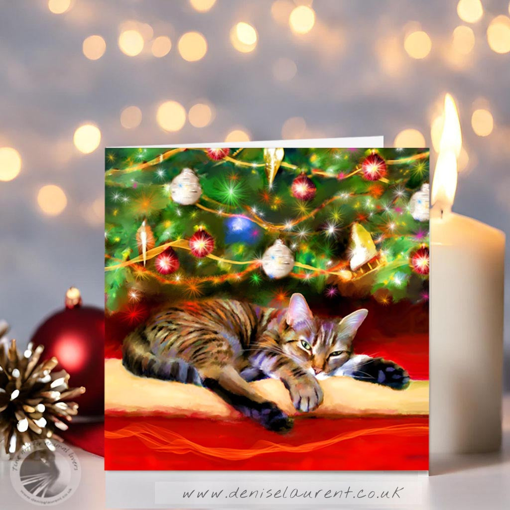 Have A Tabby Christmas - Cat Christmas Card