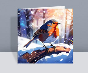 Robin Christmas Card