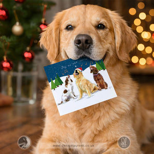 Joy To The World - Dog Christmas Card