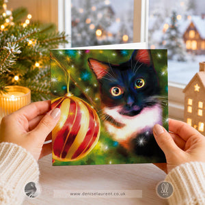 Oh Christmas Tree - Cat Christmas Card