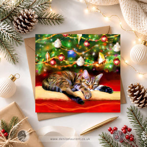 Have A Tabby Christmas - Cat Christmas Card