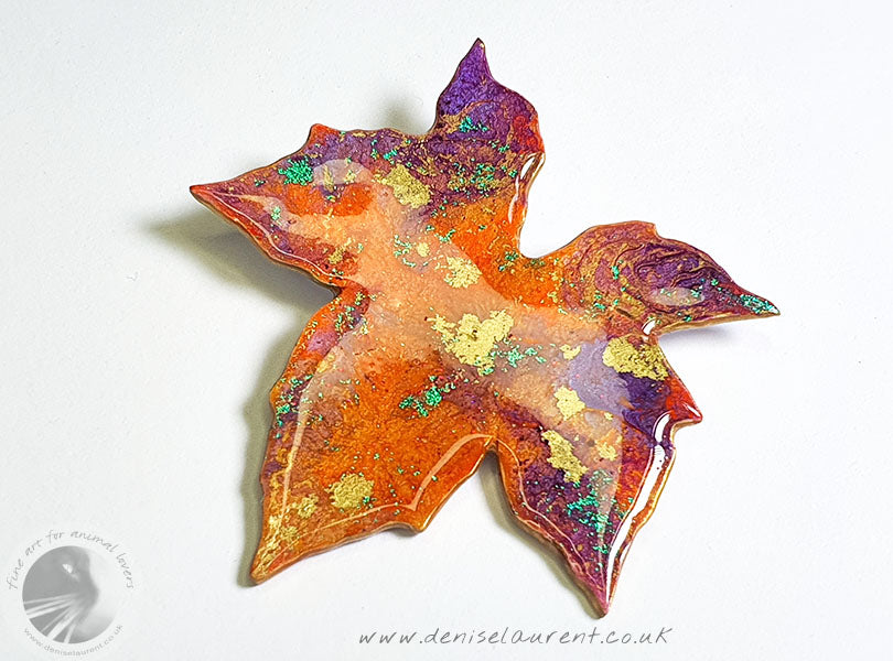 Autumn Leaf Brooch