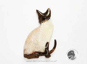 Siamese Cat Brooch