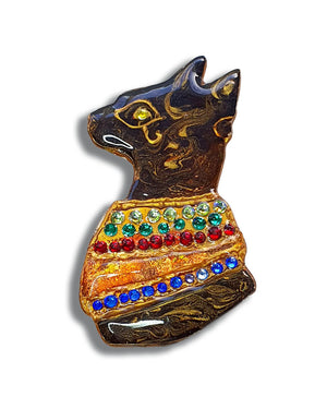 Egyptian Cat Brooch