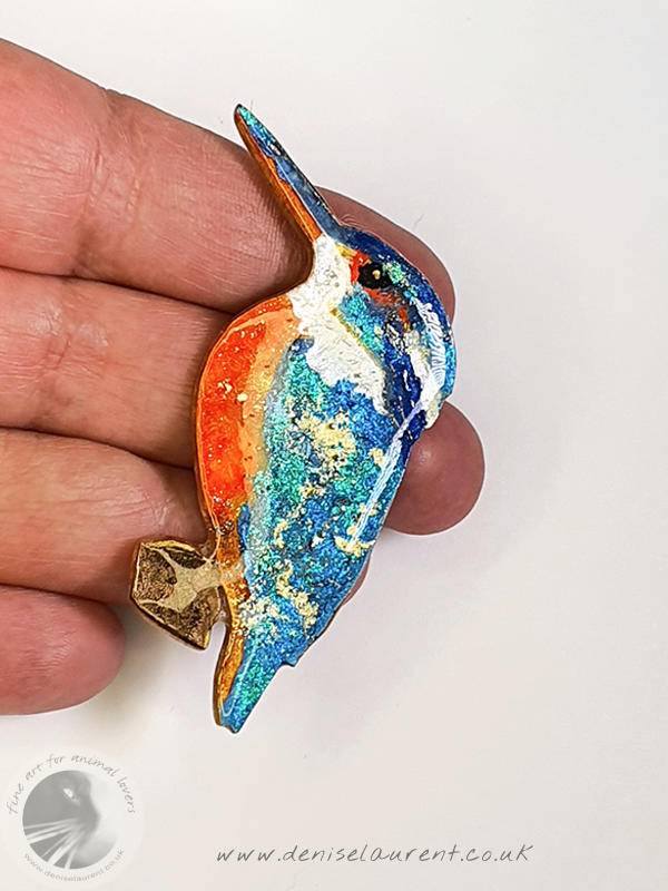 Kingfisher Brooch