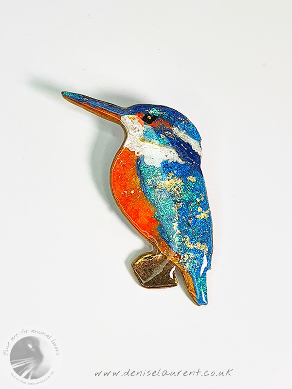 Kingfisher Brooch