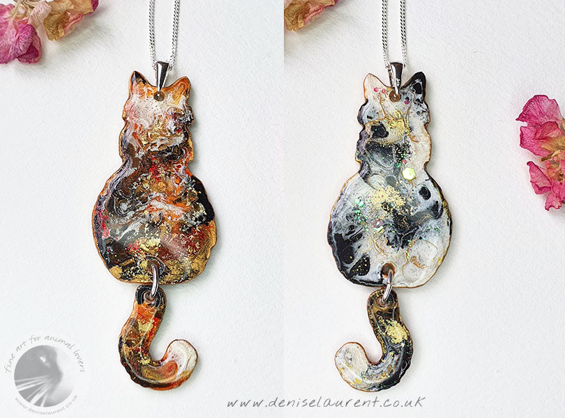 Layla Reversible Cat Necklace