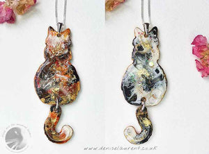 Commission A Layla Cat Reversible Necklace