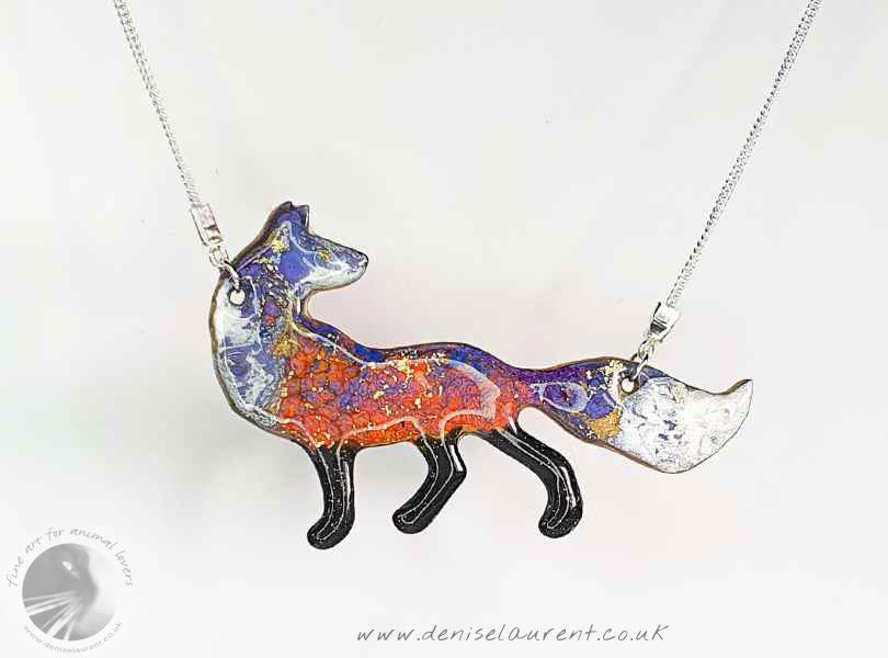Look Back Fox Reversible Necklace