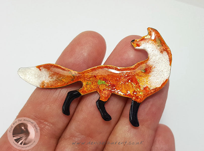 Fox Brooch