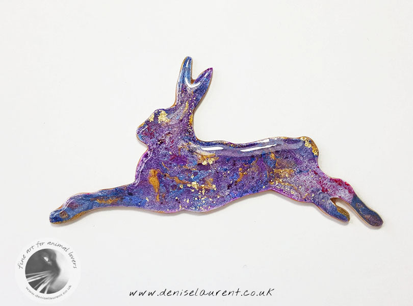 Running Hare Brooch