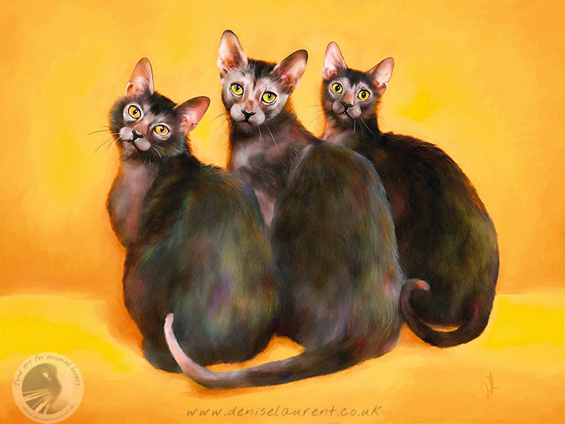 Three Lykois - Sold