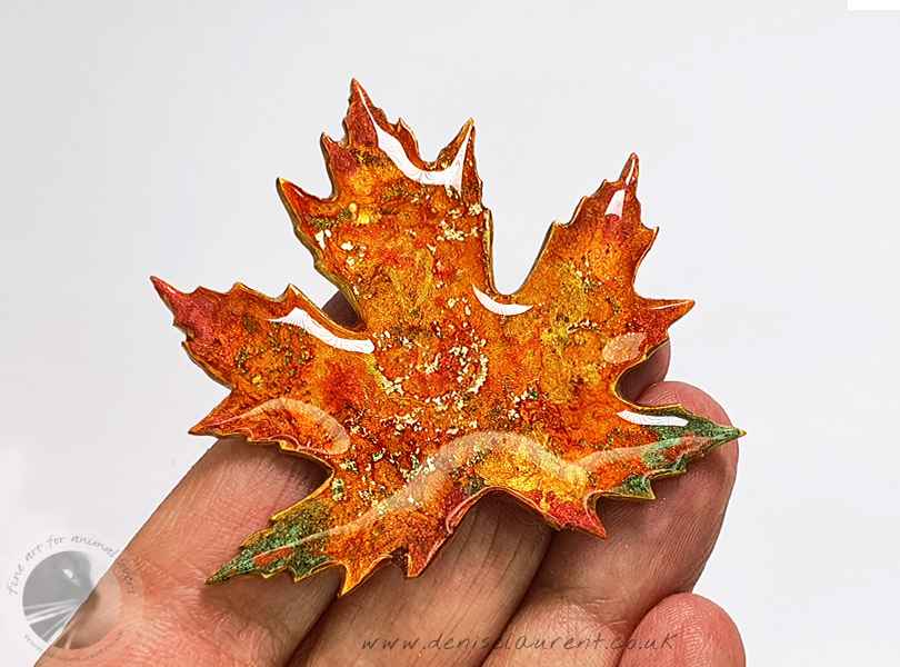 Silver Maple Leaf Brooch