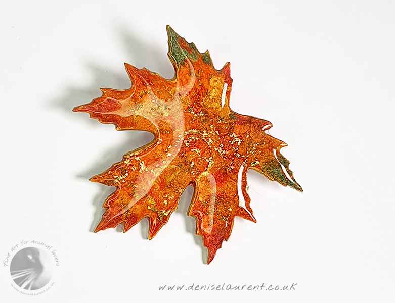 Silver Maple Leaf Brooch