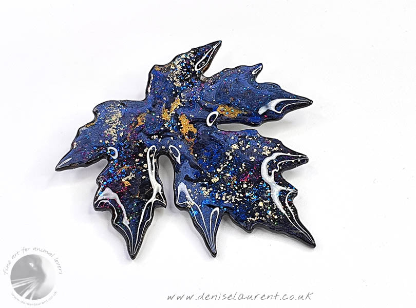 Silver Maple Leaf Brooch