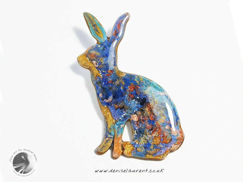 Sitting Hare Brooch